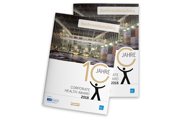 Corporate Health Award Referenz Konferenzbroschüre